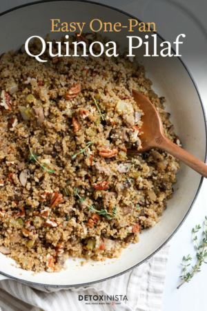 quinoa pilaf pin