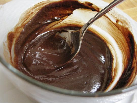 melted chocolate 
