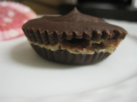 raw almond butter cup 