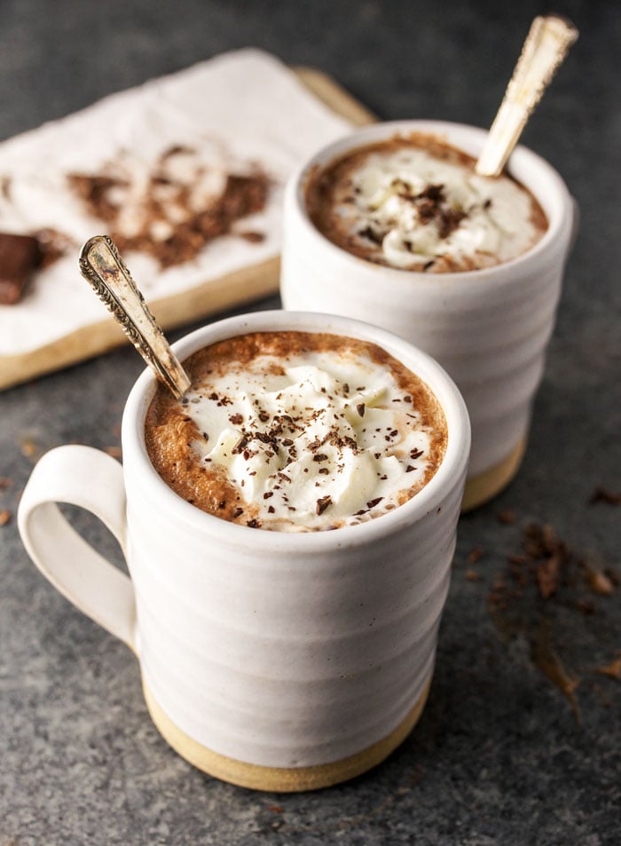 healthy hot chocolate drink - healthy homemade hot chocolate