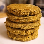 millet burgers stacked