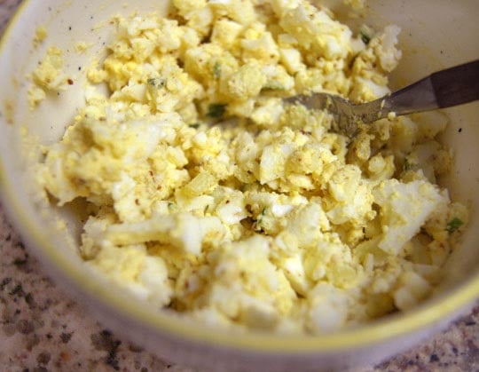 Quick egg salad