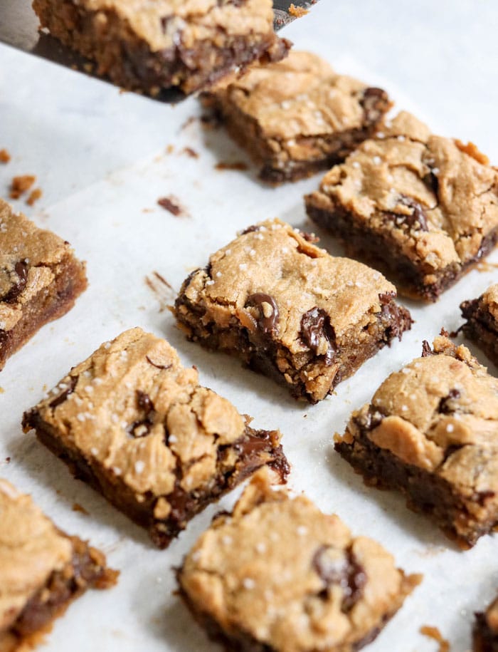 Peanut butter outlet blondies