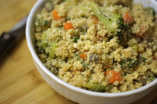Vegetable Fried "Rice."