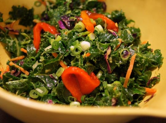 massaged kale salad 