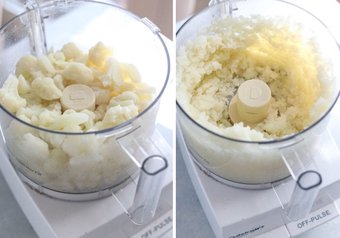 cauliflower rice food processor