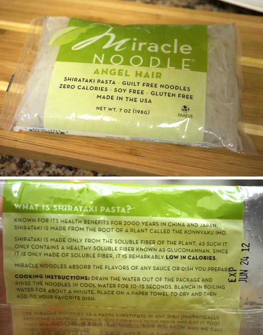bag of miracle noodles