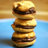 Fudgy peanut butter double doozies