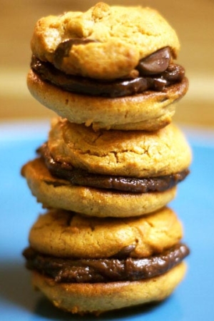 Fudgy peanut butter double doozies