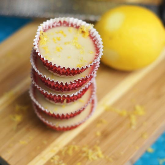 stacks of raw lemon meltaways