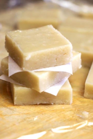 Raw macadamia nut fudge squares