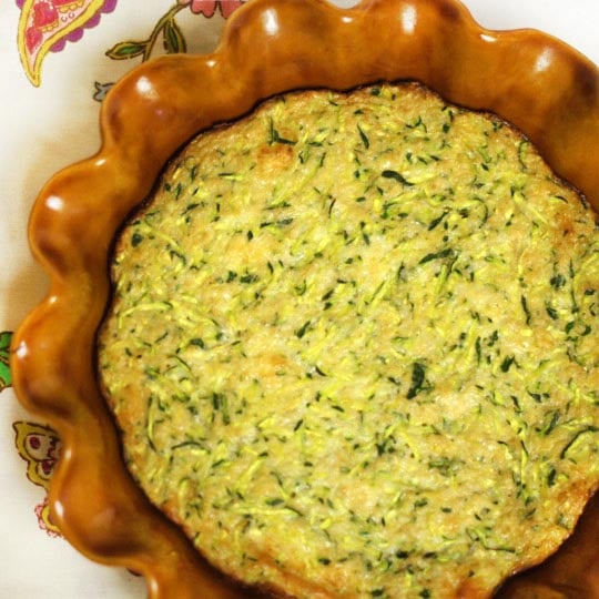cooked flourless zucchini pie