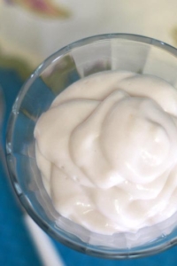 Creamy coconut pudding