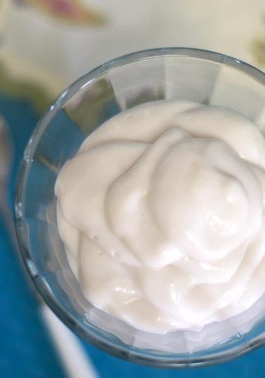 Creamy coconut pudding