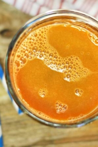 Carrot ginger juice