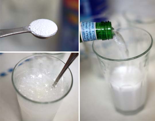 making sugar free apritzer in a glass