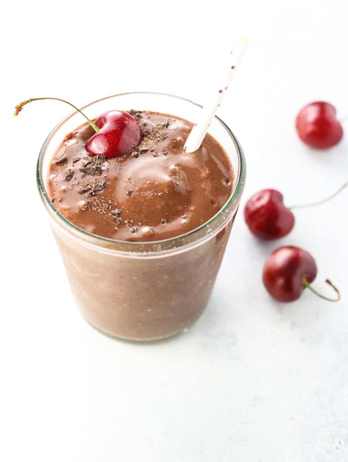 Vegan Cherry Chocolate Smoothie recipe