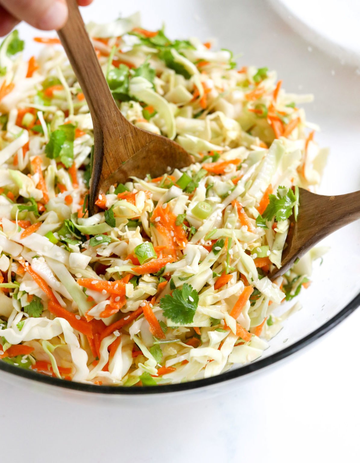 Sweet Sesame Lime Cabbage Salad Detoxinista 