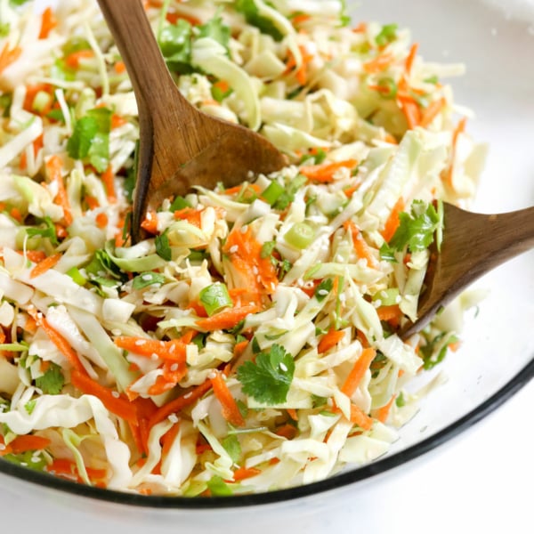 Sweet Sesame-lime Cabbage Salad - Detoxinista