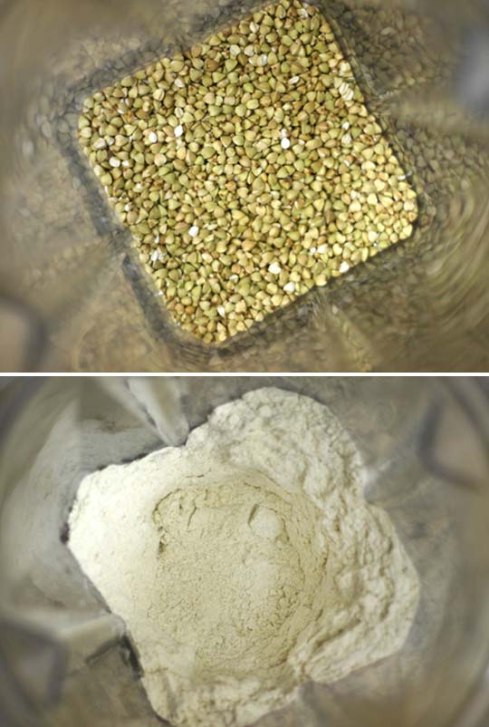 making buckwheat flour