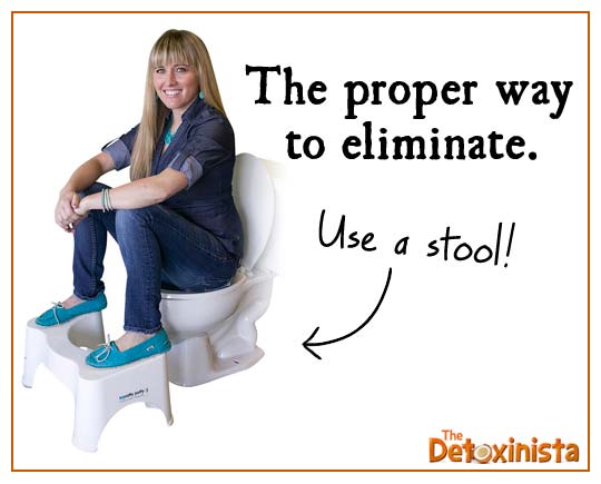 Toilet Stool Step Natural Position Squatty Potty Constipation Aid Piles Relief 