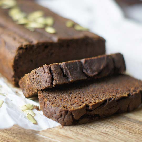 vegan pumpkin bread