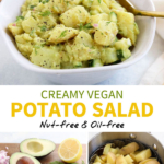 vegan potato salad pin