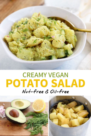vegan potato salad pin