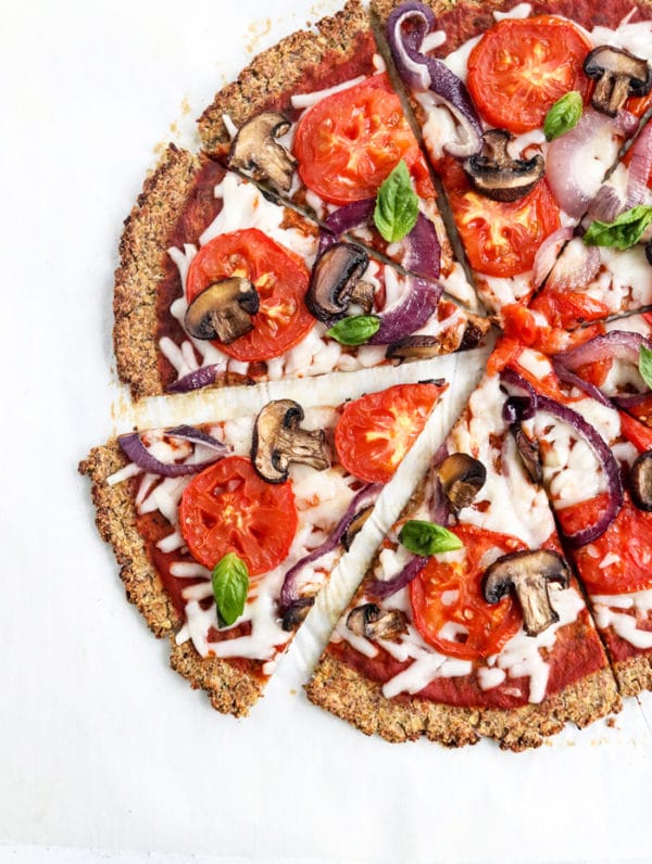 vegan cauliflower pizza crust recipe