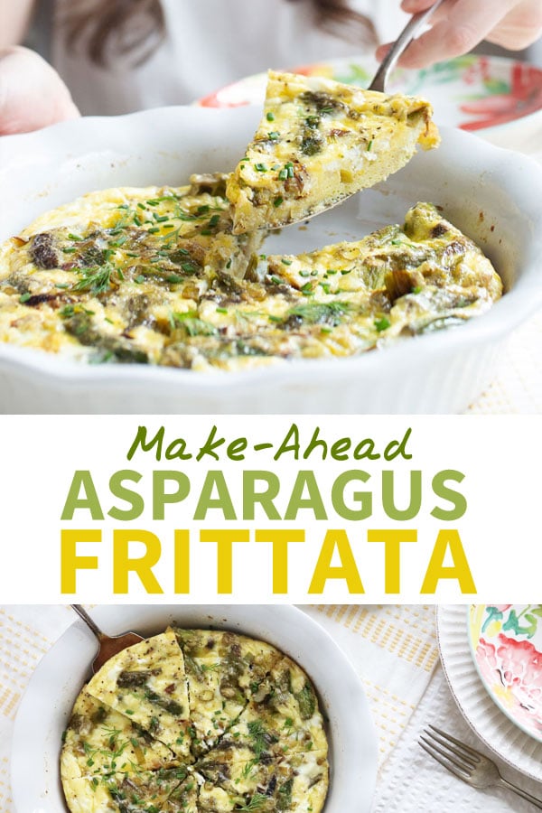 Asparagus Frittata with Goat Cheese - Detoxinista