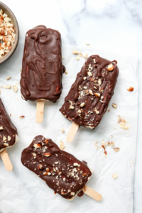 vegan chocolate ice cream bars