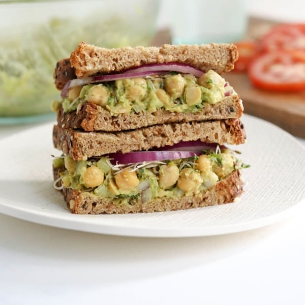 Chickpea Salad Sandwich - Detoxinista