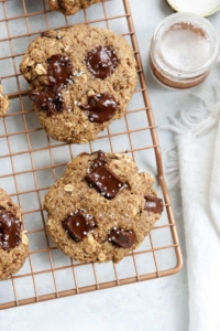 lactation cookies on a cooling rack