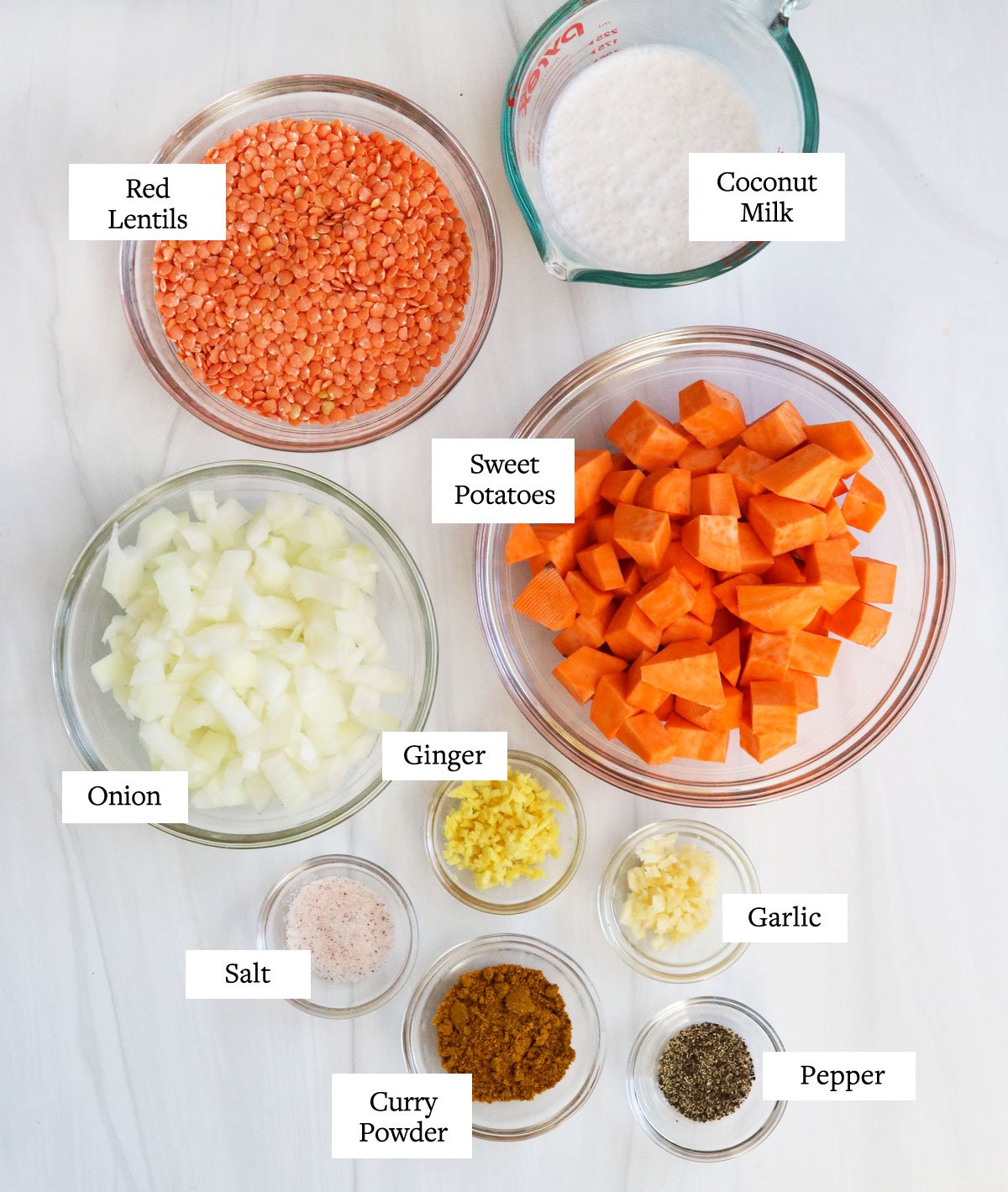 sweet potato curry ingredients