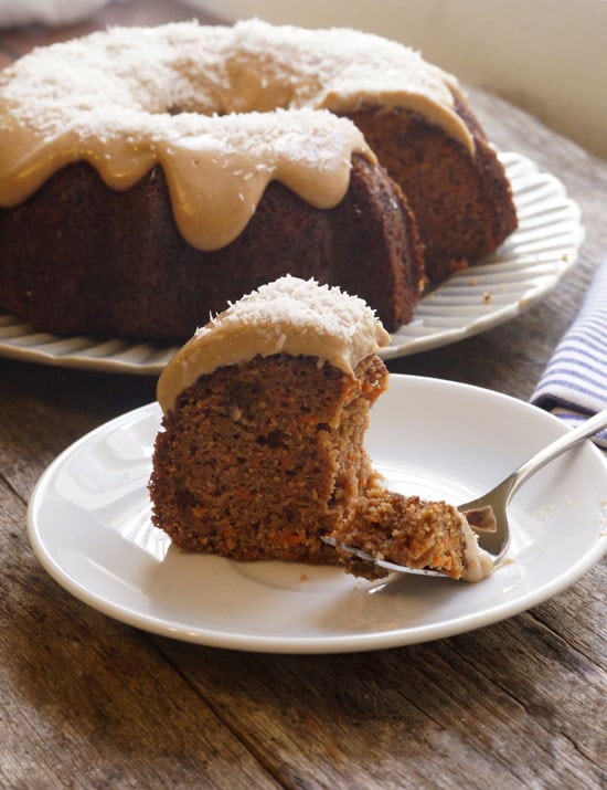 coconut flour carrot cake