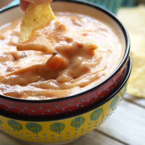 Sweet Potato Queso Dip (Dairyfree, Nutfree) Detoxinista