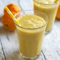 Healthy Orange Julius shake