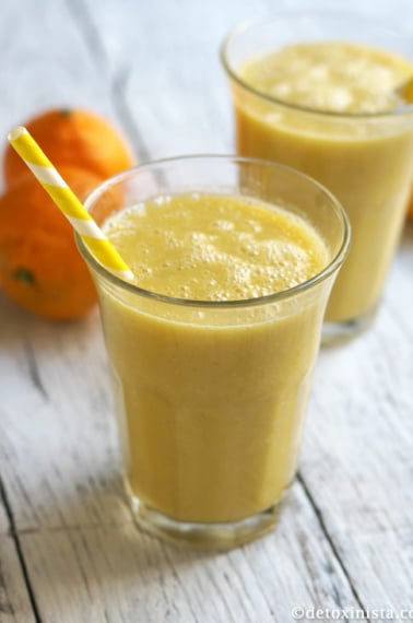 Healthy Orange Julius shake