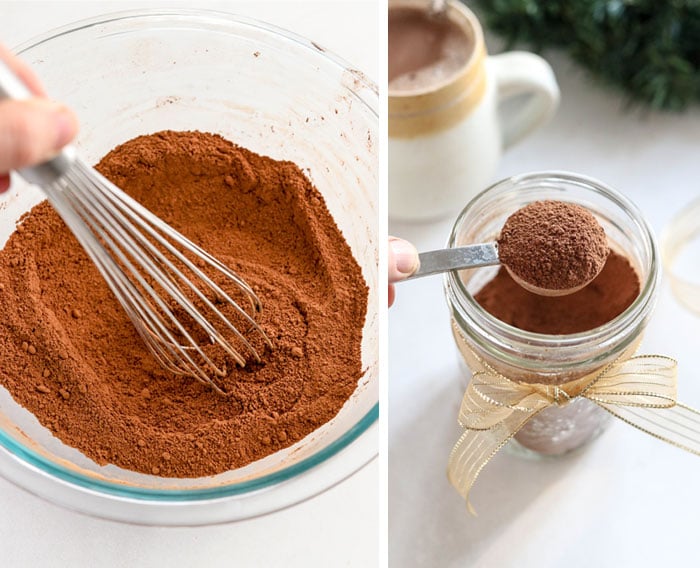 how to mix together hot chocolate