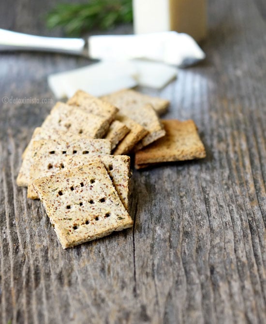 almond pulp crackers