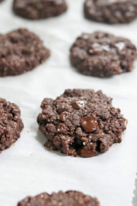 flourless double chocolate cookies
