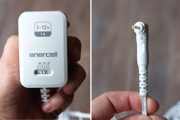 90cm USB weiß Charger Netzkabel Adapter für Motorola Scout 1500 Babyphone 