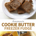 cookie butter freezer fudge