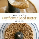 sunflower seed butter pin for pinterest