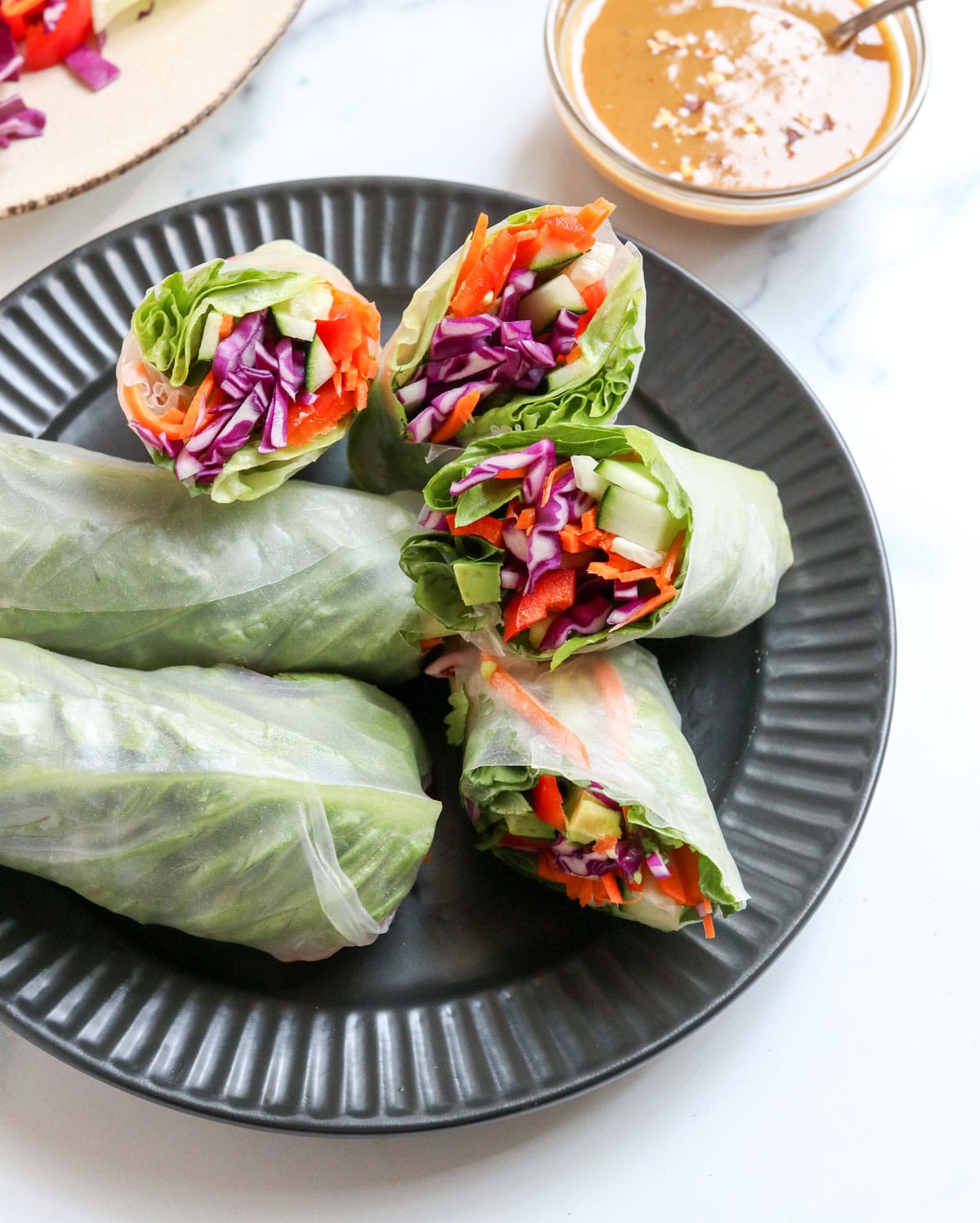 Fresh Spring Rolls with Best Sauce (VIDEO) 