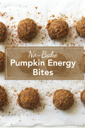 No-Bake Pumpkin Energy Bites Pin