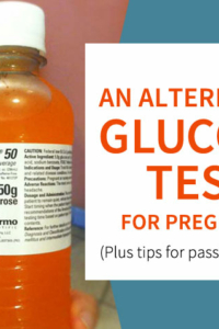 alternate glucose test for pregnancy