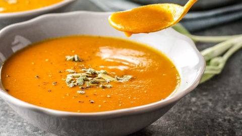 Vegan Creamy Pumpkin Tomato Soup