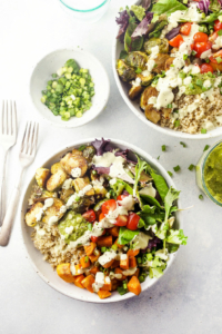 Make-Ahead Detox Roasted Vegetable Quinoa Bowls
