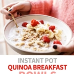 quinoa breakfast bowl pin